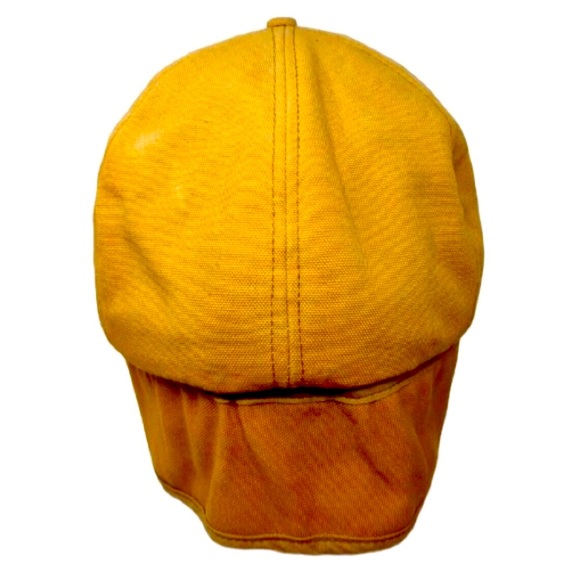 Carhartt Made in USA Size Large Hat Cap Ear Flaps Insulated Quilted Canvas VTG - Picture 6 of 10